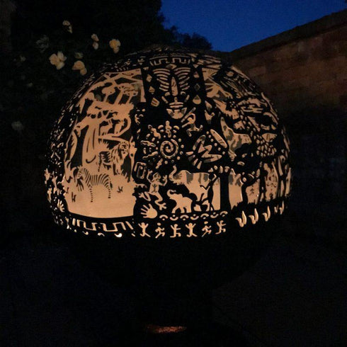 Africa Spherical Fire pit 12